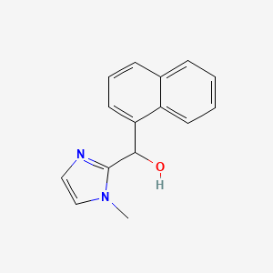 molecular formula C15H14N2O B5129598 (1-methyl-1H-imidazol-2-yl)(1-naphthyl)methanol 