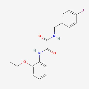 molecular formula C17H17FN2O3 B5129609 N-(2-ethoxyphenyl)-N'-(4-fluorobenzyl)ethanediamide CAS No. 6192-99-0