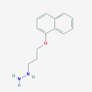 molecular formula C13H16N2O B5129703 [3-(1-naphthyloxy)propyl]hydrazine 