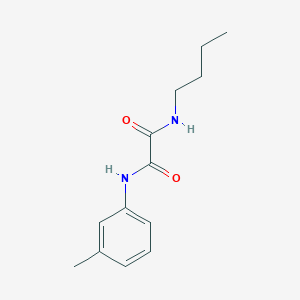 molecular formula C13H18N2O2 B5129788 N-butyl-N'-(3-methylphenyl)ethanediamide 