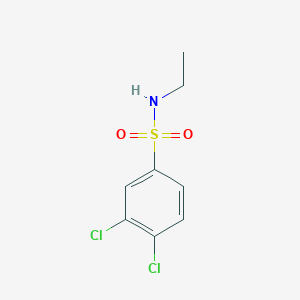 molecular formula C8H9Cl2NO2S B5129869 3,4-dichloro-N-ethylbenzenesulfonamide CAS No. 6326-17-6