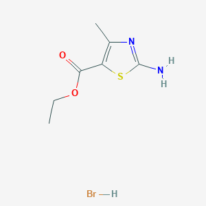 molecular formula C7H11BrN2O2S B5129909 ethyl 2-amino-4-methyl-1,3-thiazole-5-carboxylate hydrobromide 
