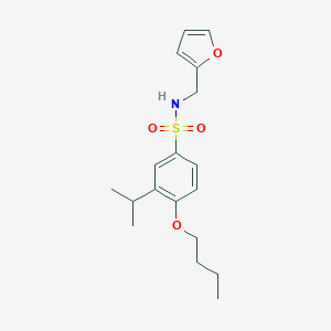 4-butoxy-N-(2-furylmethyl)-3-isopropylbenzenesulfonamide