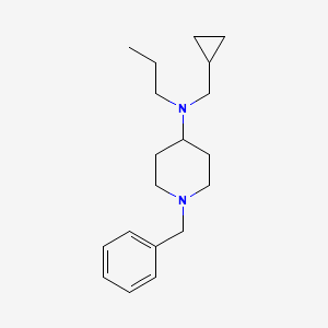 molecular formula C19H30N2 B5129926 1-benzyl-N-(cyclopropylmethyl)-N-propyl-4-piperidinamine 