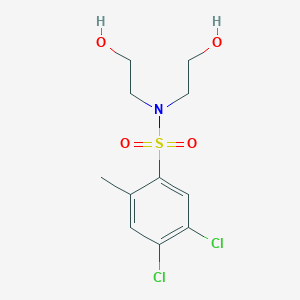 [(4,5-Dichloro-2-methylphenyl)sulfonyl]bis(2-hydroxyethyl)amine