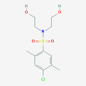 Bis(2-hydroxyethyl)[(4-chloro-2,5-dimethylphenyl)sulfonyl]amine