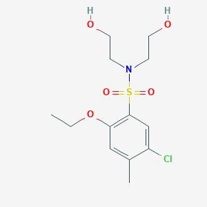 Bis(2-hydroxyethyl)[(5-chloro-2-ethoxy-4-methylphenyl)sulfonyl]amine