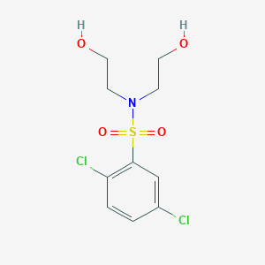 molecular formula C10H13Cl2NO4S B513011 [(2,5-Dichlorophenyl)sulfonyl]bis(2-hydroxyethyl)amine CAS No. 91086-07-6