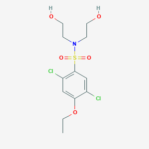 [(2,5-Dichloro-4-ethoxyphenyl)sulfonyl]bis(2-hydroxyethyl)amine