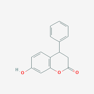 molecular formula C15H12O3 B5130134 7-hydroxy-4-phenyl-2-chromanone CAS No. 6275-80-5