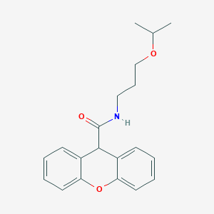molecular formula C20H23NO3 B5130143 N-(3-isopropoxypropyl)-9H-xanthene-9-carboxamide 