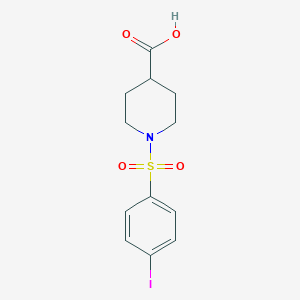1-(4-Iodobenzenesulfonyl)piperidine-4-carboxylic acid