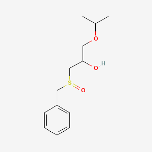 molecular formula C13H20O3S B5130272 1-(benzylsulfinyl)-3-isopropoxy-2-propanol 