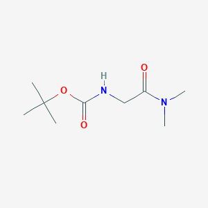 molecular formula C9H18N2O3 B051303 tert-Butyl (2-(dimethylamino)-2-oxoethyl)carbamate CAS No. 72287-76-4