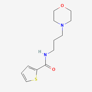 molecular formula C12H18N2O2S B5130437 N-[3-(4-morpholinyl)propyl]-2-thiophenecarboxamide 
