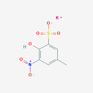 molecular formula C7H6KNO6S B5130507 potassium 2-hydroxy-5-methyl-3-nitrobenzenesulfonate 