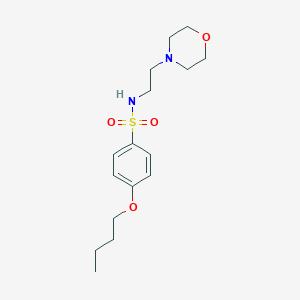 4-butoxy-N-[2-(4-morpholinyl)ethyl]benzenesulfonamide