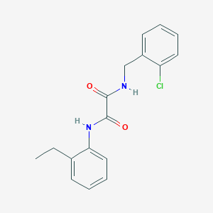 molecular formula C17H17ClN2O2 B5130688 N-(2-chlorobenzyl)-N'-(2-ethylphenyl)ethanediamide 