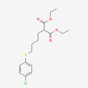 diethyl {4-[(4-chlorophenyl)thio]butyl}malonate