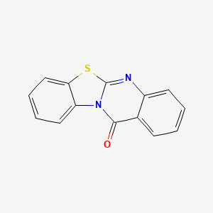 molecular formula C14H8N2OS B5130962 12H-[1,3]benzothiazolo[2,3-b]quinazolin-12-one CAS No. 22721-43-3