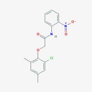 molecular formula C16H15ClN2O4 B5131062 2-(2-chloro-4,6-dimethylphenoxy)-N-(2-nitrophenyl)acetamide 