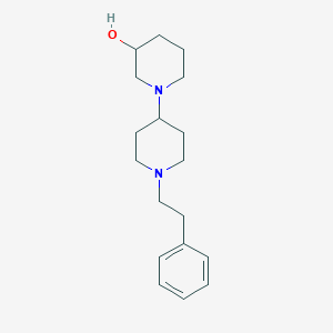 molecular formula C18H28N2O B5131122 1'-(2-phenylethyl)-1,4'-bipiperidin-3-ol 