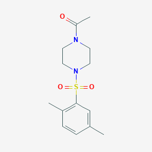 1-Acetyl-4-[(2,5-dimethylphenyl)sulfonyl]piperazine