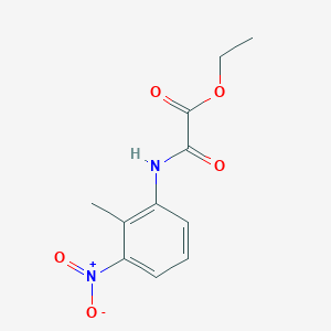 molecular formula C11H12N2O5 B5131162 ethyl [(2-methyl-3-nitrophenyl)amino](oxo)acetate 