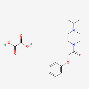 1-sec-butyl-4-(phenoxyacetyl)piperazine oxalate