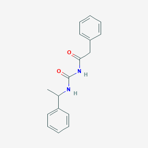 molecular formula C17H18N2O2 B5131214 2-phenyl-N-{[(1-phenylethyl)amino]carbonyl}acetamide 
