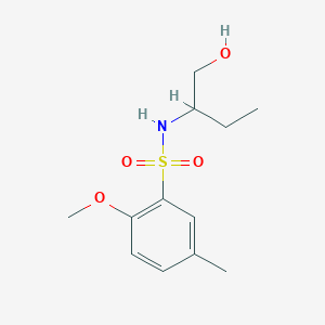 N-[1-(hydroxymethyl)propyl]-2-methoxy-5-methylbenzenesulfonamide