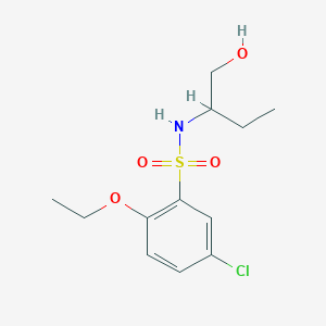 5-chloro-2-ethoxy-N-[1-(hydroxymethyl)propyl]benzenesulfonamide