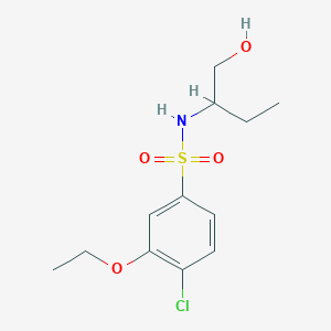 4-chloro-3-ethoxy-N-[1-(hydroxymethyl)propyl]benzenesulfonamide