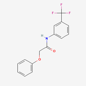 molecular formula C15H12F3NO2 B5131451 2-phenoxy-N-[3-(trifluoromethyl)phenyl]acetamide 