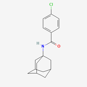 molecular formula C17H20ClNO B5131599 N-1-adamantyl-4-chlorobenzamide 