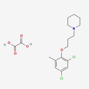 molecular formula C17H23Cl2NO5 B5131681 1-[3-(2,4-dichloro-6-methylphenoxy)propyl]piperidine oxalate 