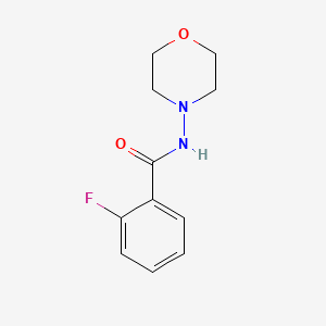 molecular formula C11H13FN2O2 B5131698 2-fluoro-N-4-morpholinylbenzamide 