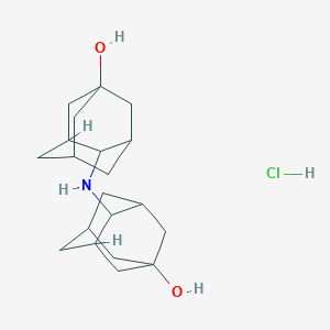 molecular formula C20H32ClNO2 B5131787 4,4'-iminodi(1-adamantanol) hydrochloride 