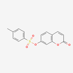 molecular formula C16H12O5S B5131905 2-oxo-2H-chromen-7-yl 4-methylbenzenesulfonate 