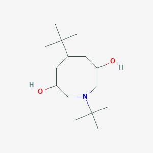 molecular formula C15H31NO2 B5132013 1,5-di-tert-butyl-3,7-azocanediol 