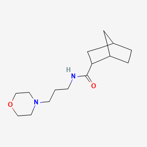 molecular formula C15H26N2O2 B5132094 N-[3-(4-morpholinyl)propyl]bicyclo[2.2.1]heptane-2-carboxamide 