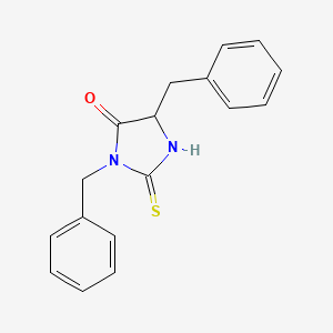 molecular formula C17H16N2OS B5132212 3,5-dibenzyl-2-thioxo-4-imidazolidinone 