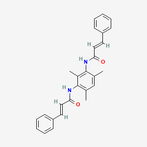 molecular formula C27H26N2O2 B5132320 N,N'-(2,4,6-trimethyl-1,3-phenylene)bis(3-phenylacrylamide) 