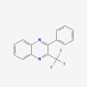 molecular formula C15H9F3N2 B5132354 2-phenyl-3-(trifluoromethyl)quinoxaline 