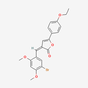 3-(5-bromo-2,4-dimethoxybenzylidene)-5-(4-ethoxyphenyl)-2(3H)-furanone