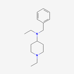 molecular formula C16H26N2 B5132494 N-benzyl-N,1-diethyl-4-piperidinamine 