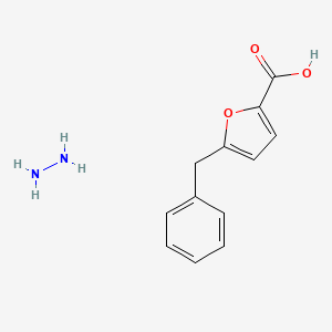 molecular formula C12H14N2O3 B5132567 5-benzyl-2-furoic acid - hydrazine (1:1) 