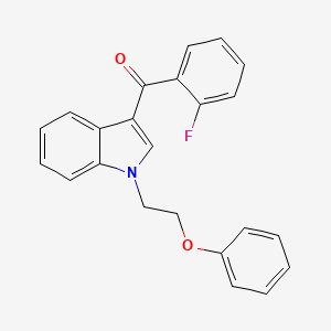 (2-fluorophenyl)[1-(2-phenoxyethyl)-1H-indol-3-yl]methanone