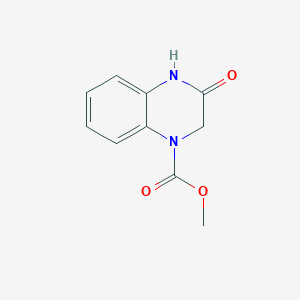 molecular formula C10H10N2O3 B5132590 methyl 3-oxo-3,4-dihydro-1(2H)-quinoxalinecarboxylate 