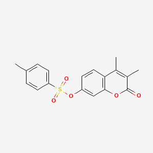 3,4-dimethyl-2-oxo-2H-chromen-7-yl 4-methylbenzenesulfonate